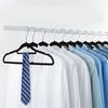 Velvet Non-Slip Hangers – Space Saving Plastic Closet Organizer, Luxury Clothes Hooks for Thick Coats