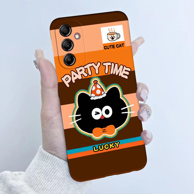 For Samsung Galaxy A14 4G Case A145 Soft TPU Silicone Cover Cute Astronaut Panda Phone Case For Samsung A14 5G A146B Coque Funda