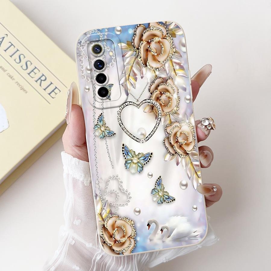 

For Realme 6 Pro Case New design Painted Soft Silicone TPU Protection Back Cover For Realme6 6s Realme 6 RMX2001 Phone Cases Realme 6 Pro