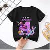 T-shirt Roblox Moda Estiva Top a Manica Corta T-shirt Ragazzi e Ragazze Top Estivi Gioco Streetwear Magliette Bianche per Bambini