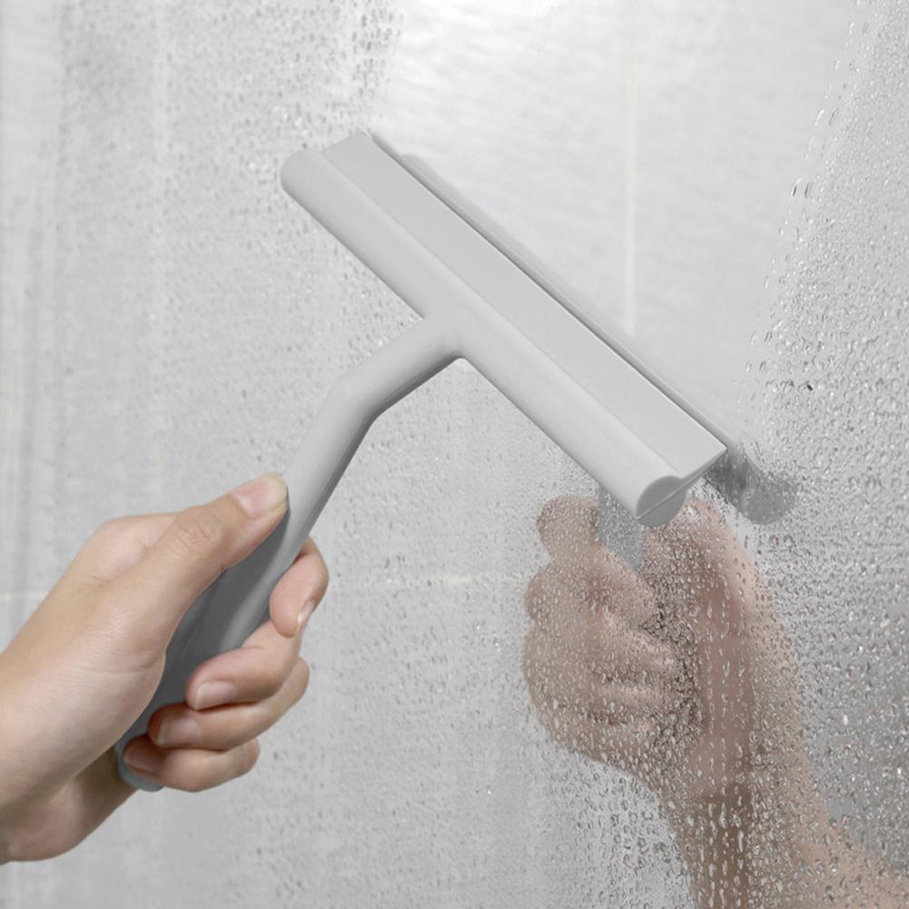 Raclette De Douche Avec Crochet Mural Auto-Adhésif - Essuie-Glace Salle De Bain Verre Et Carrelage