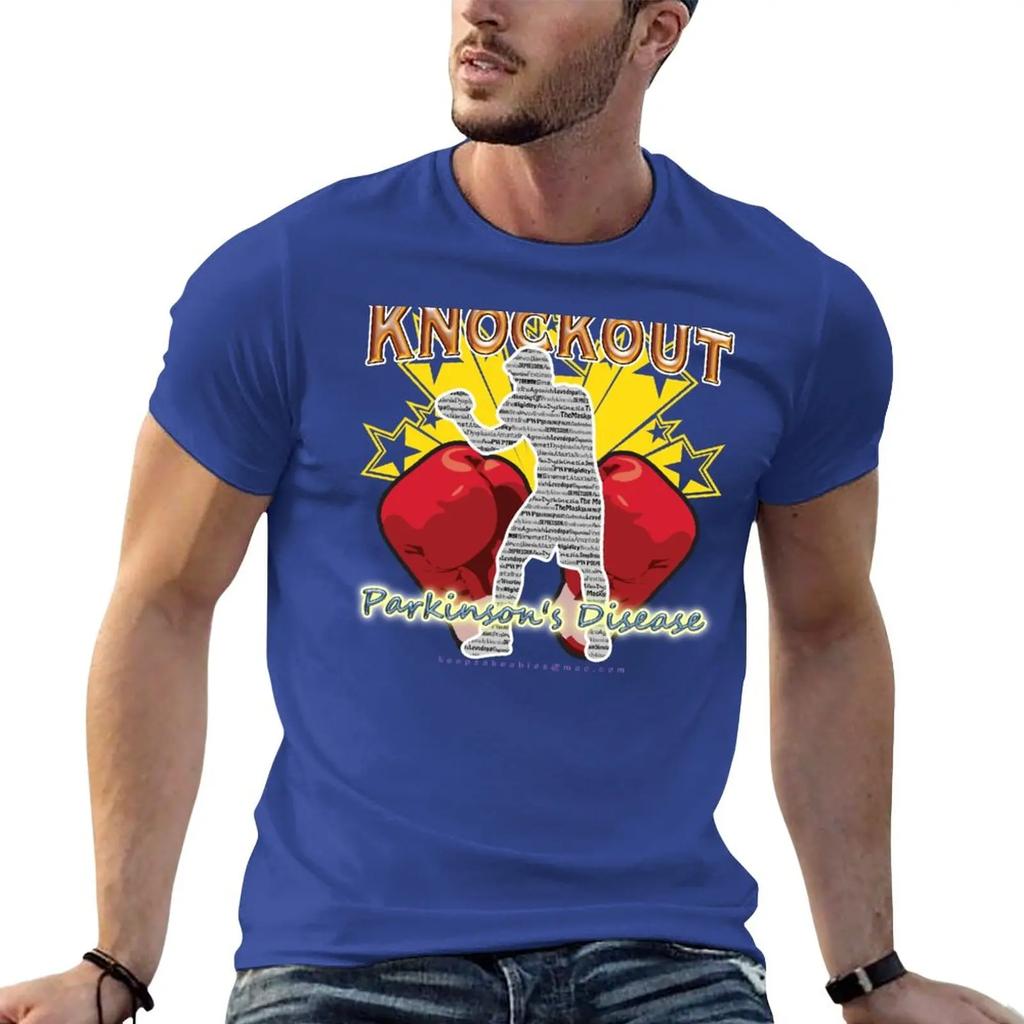 Parkinsons KO PD Boxer T-Shirt anime clothes Tee shirt cute clothes tees clothing