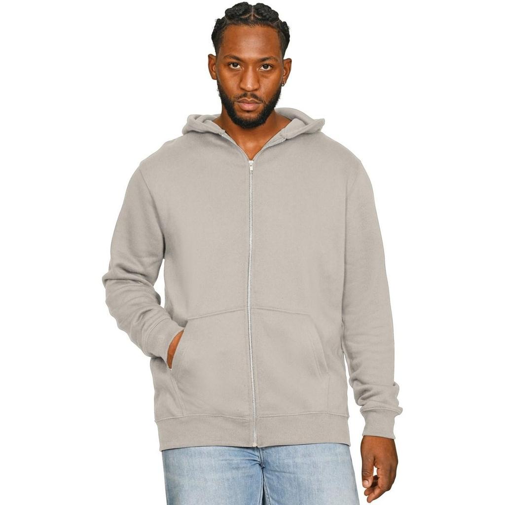 Casual Classics Mens Core Ringspun Cotton Full Zip Hoodie
