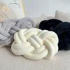 1pc Knotted Throw Pillow, Sofa Backrest Cushion Pillows, Decorative Knotted Pillows, for Bed Sofa Bedroom Home Decor