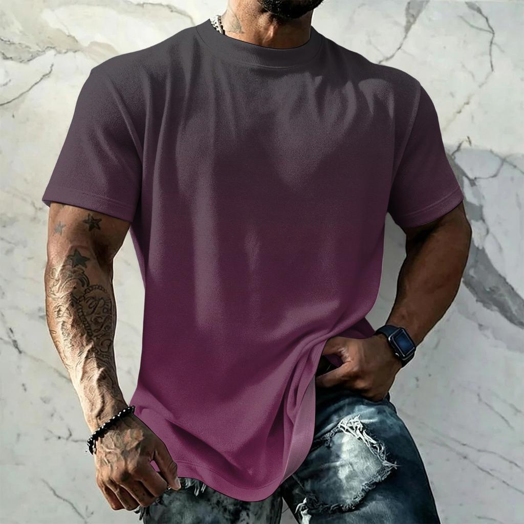 Men's Vintage Short Sleeve T Shirt Loose Fit Breathable Summer Sports Streetwear Casual Everyday Top