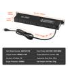SucceBuy 1U PDU 8/10/12 Outlets 110-125V/15A Rack Mount Power Strip Fits Standard 19 Server Racks Ideal for Home and Office