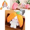 Adorable Transformable Fruit Rabbit Plush Toy