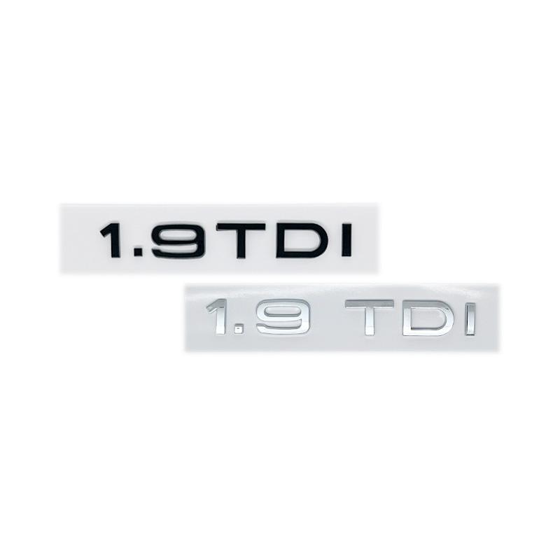 3D 1.9 2.0 2.5 3.0 4.0 TDI Car Trunk ABS Badge Emblem Rear Tailgate Fender Door Adhesive Badge For Audi A4 A5 A6 A7 A8 Q3 Q5 Q7