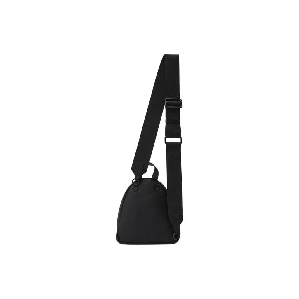 Alexander Wang Alexander Wang Punch Fashion Embossed Logo Canvas Shoulder Crossbody Bag Mini Unisex Couple Style Black
