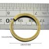 12Pcs Flat Split Rings s Keychains Keys Holder