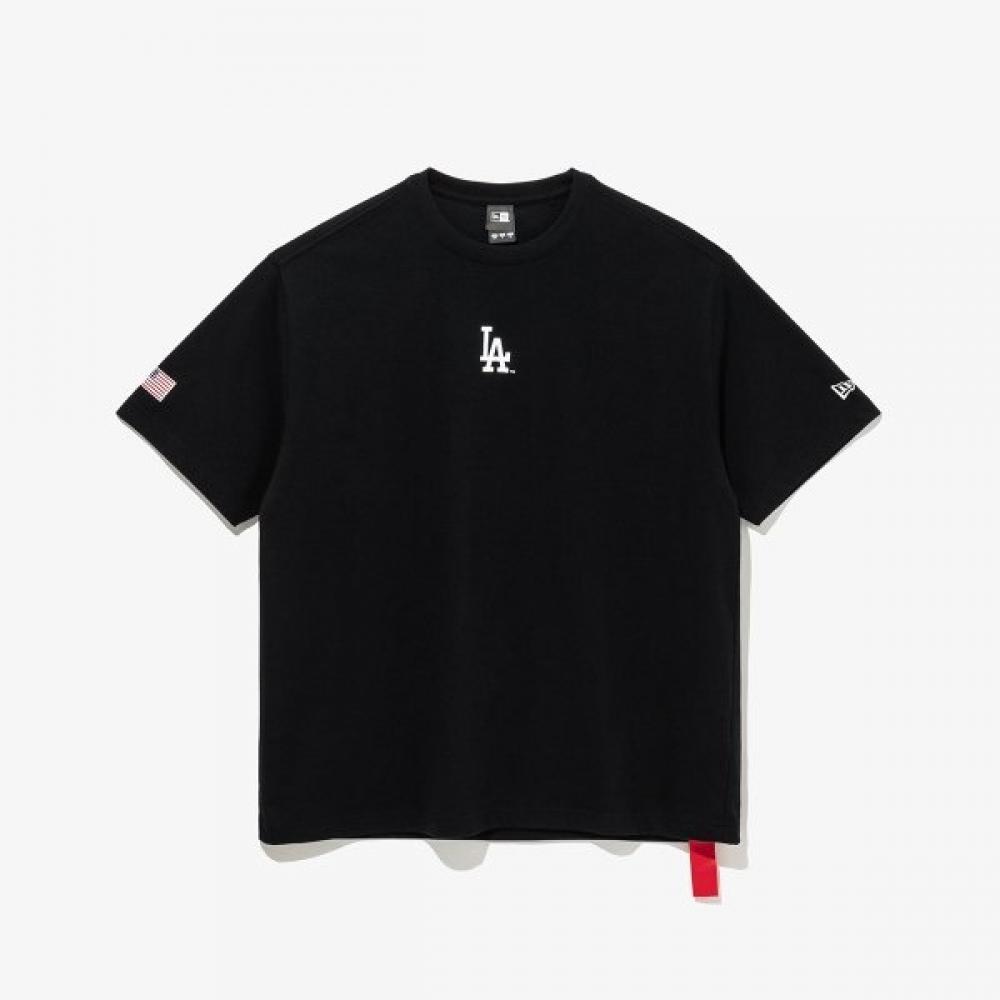 New Era Mlb La Dodgers ScripT T shirT bLack 14679815 BLACK/S