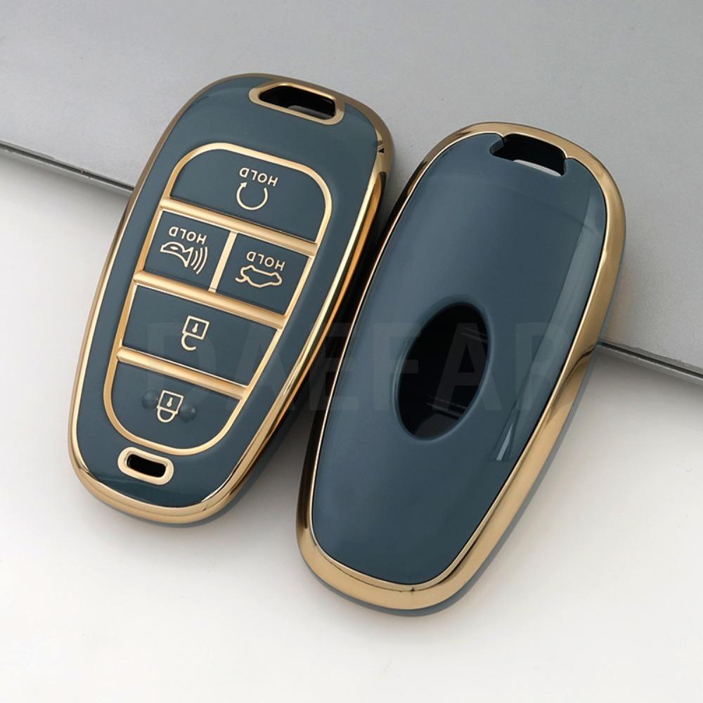 For Hyundai Palisade  Tucson Santa Fe   Atos Solaris Prime Nexo Sonata Staria Ioniq Tpu Key Case Car Key Cover