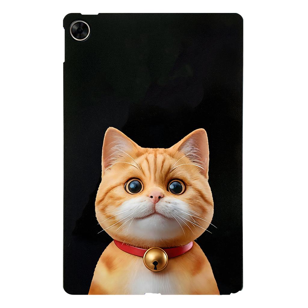Cartoon-Welpen-Katze, weiche schwarze TPU-Schutzhülle für OPPO Realme Pad 10,4 Zoll/OPPO Realme Pad 5G, stoßfeste Tablet-Hüllen