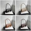 Borsa a tracolla piccola in PU per donna con chiusura a lucchetto e tasca interna per telefono, perfetta per l'uso quotidiano