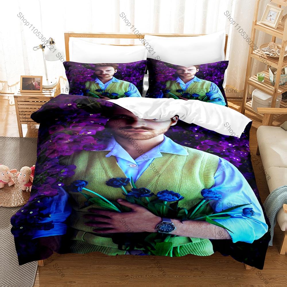 FINNEAS For Cryin Out Loud Album Cover FCOL Lotus HD Print Bedding Set Duvet Cover + 2 Pillowcases Polyester Indie Pop Teen Room