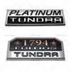 ABS Auto Side Tail Sticker for Toyota Tundra Platnum 1794 Edition 4X4 Letter Emblem 3d Exterior Nameplate Pickup New Refitting