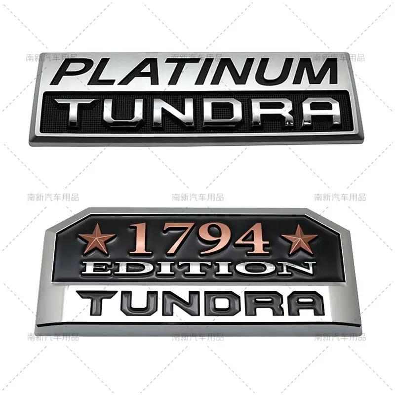 ABS Auto Side Tail Sticker for Toyota Tundra Platnum 1794 Edition 4X4 Letter Emblem 3d Exterior Nameplate Pickup New Refitting