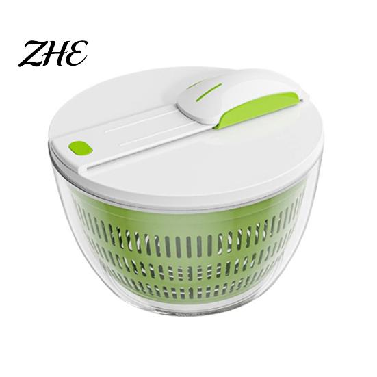 Multi-purpose Vegetable Strainer Salad Spinner, Detachable Bowl And Mesh Basket Design, Manual Easy Clean Washer Hand-Centrifugal Dehydration System,