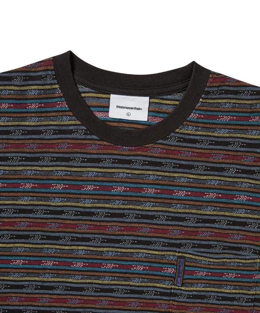 THISISNEVERTHAT Be Striped Tee Brown