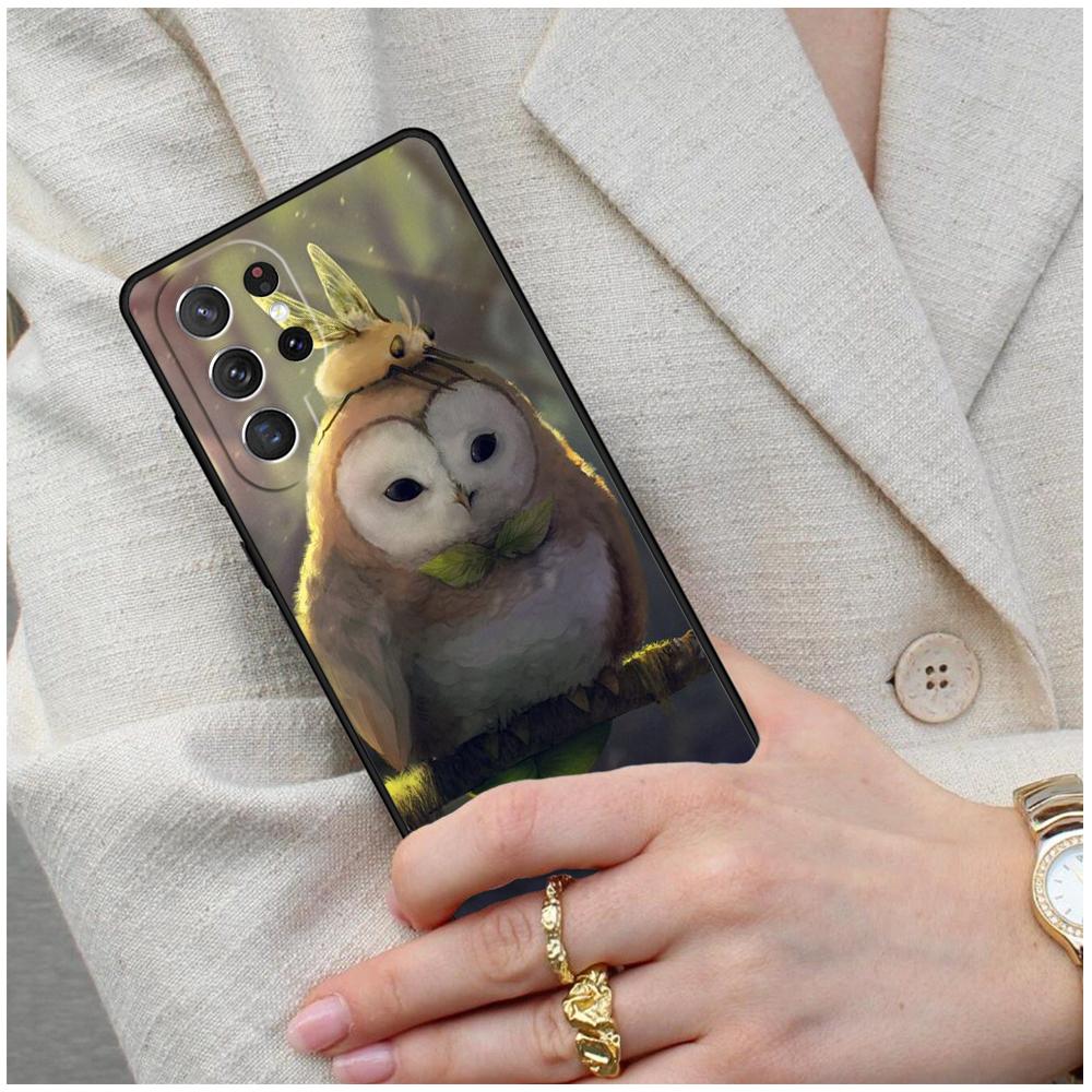 Animal Owl Cell Phone Case for Samsung Galaxy S26 Ultra S25 S24 S23 S22 S21 S20 Note10 Cover