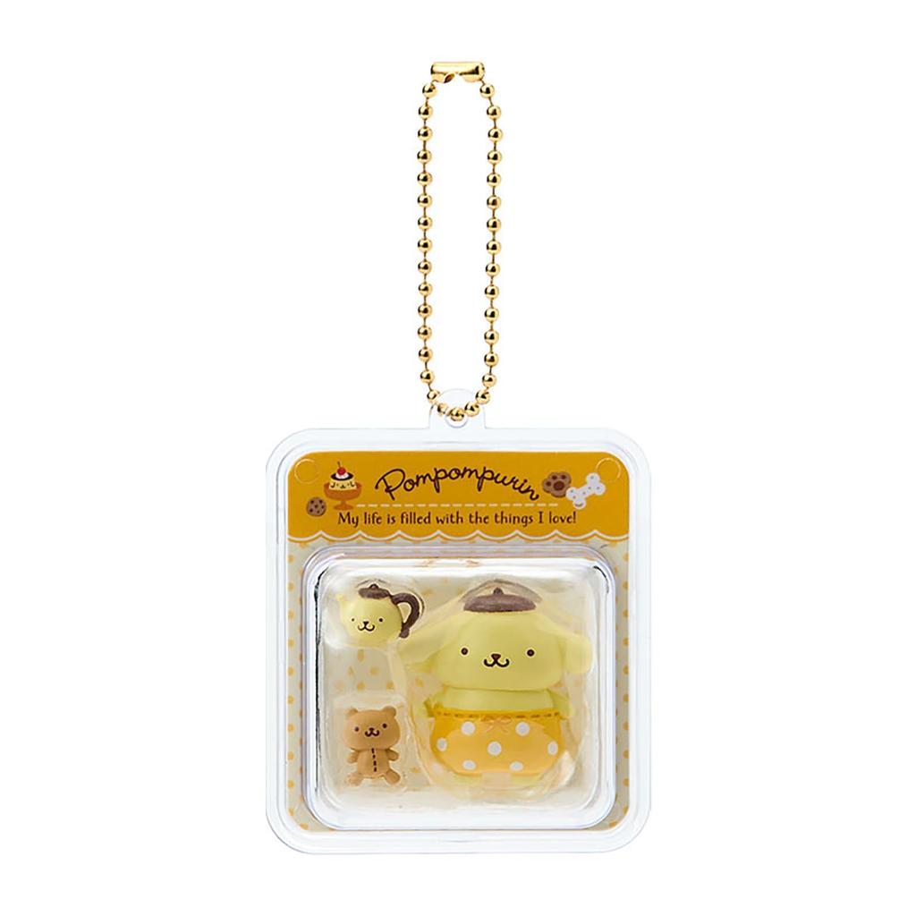 Sanrio Miniature Package Charm Pompompurin AS Paper 059226 (Miniature Toy) PVC, Resin,