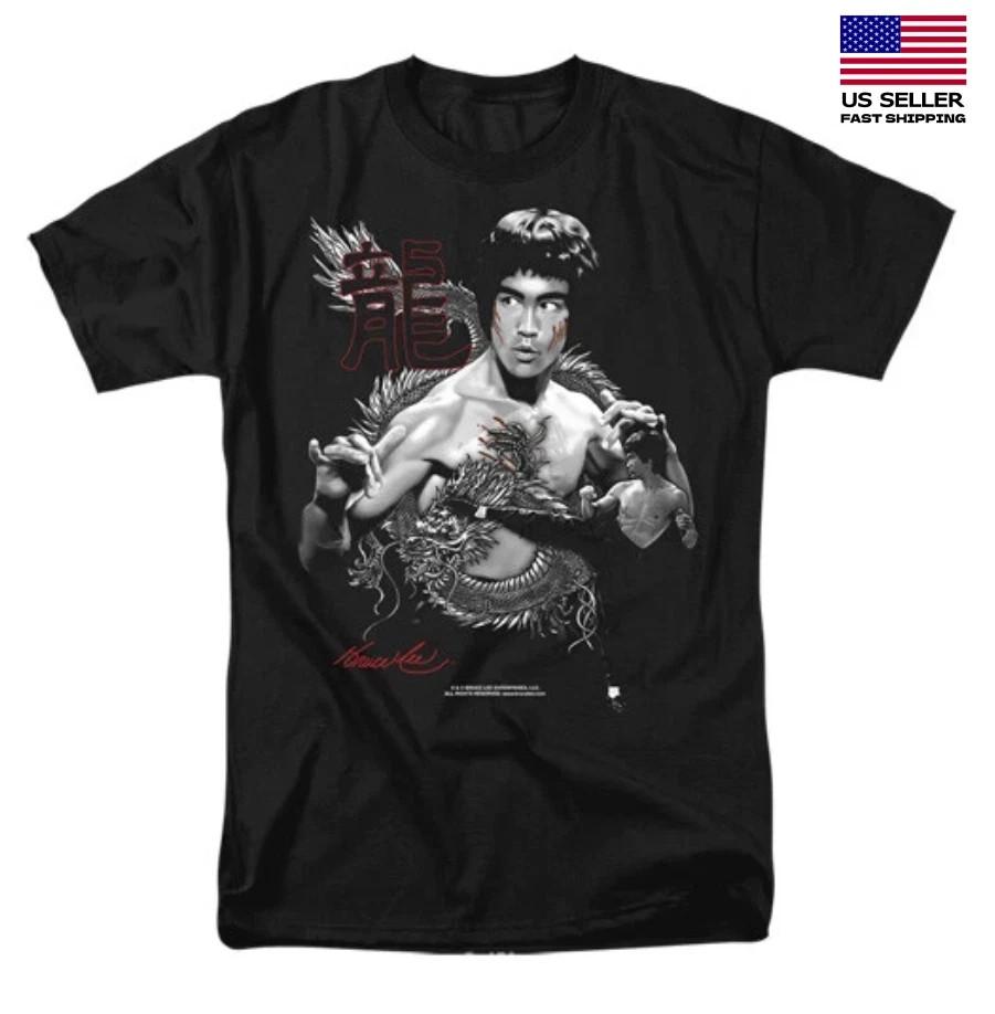 Hot New BRUCE LEE THE DRAGON Licensed Adult Men039s Graphic Tee Shirt Unisex T-Shirt XXL