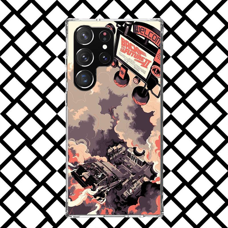 Back To The Future TV Phone Case for Samsung Galaxy S26 S25 Edge S24 S23 Ultra S22 Plus S21 FE S20 + Soft Cover Print Fundas Gal