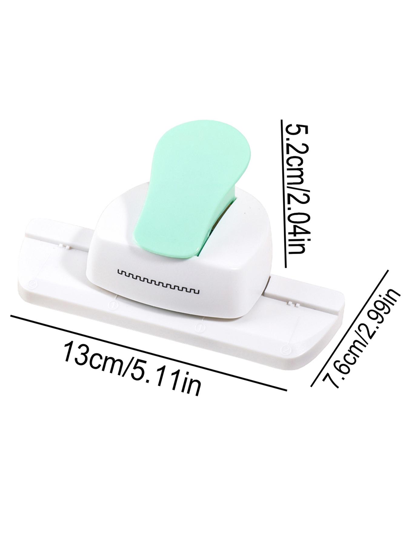 

Stamp-shaped perforated creative embossing tool, DIY notebook edge punch, photo album and greeting card decoration, fashion gift