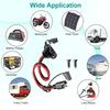 12/18AWG SAE Quick Connector Harness Waterproof SAE Extension Cord Sidewall Port for Solar Panel Generator Battery Charger