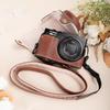 kinokoo tz99 Case for Panasonic Lumix Digital PU Leather Protective Camera Bag for Lumix Detachable Flip Case Cover with Adjustable Shoulder Strap