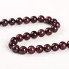 1A Natural Stone Dark Red Garnet Bead Round Loose Spacer 4 6 8 10mm Pick Size For Jewelry Making Diy Necklace Bracelet Accessory
