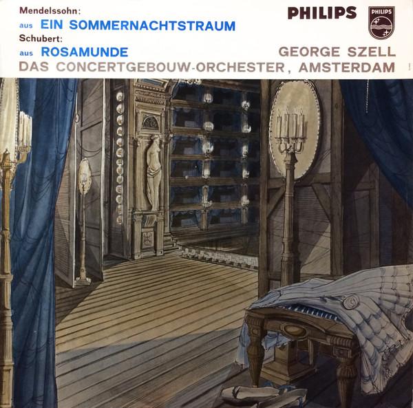 

LP Record FELIX MENDELSSOHNBARTHOLDY FRANZ Ein Sommernachtstraum Rosamunde A00475L Philips Germany Classical Used