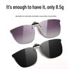 Stylish Polarized Clip-on Sunglasses for Driving and Fishing - Ultra-light Flip-up Design for Myopia