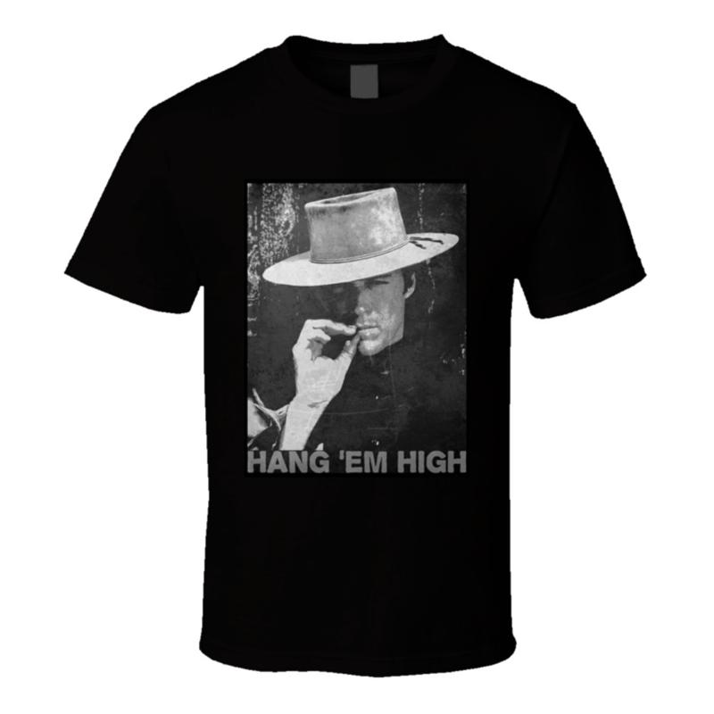 Hang Em High Clint Eastwood Spaghetti-Western Cowboy Film T-Shirt