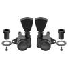 Musiclily Pro R18K L3R3 Locking Gear Keystone for Black Tuners, 181 Ratio, Buttons, Acoustic/Electric Guitars,