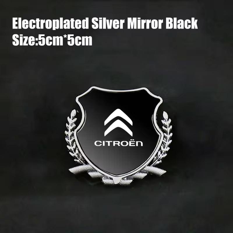 For Citroen C4 C3 C2 C1 C5 DS3 Berlingo Xsara Grand Picasso Jumper Metall Bilklistremerke Mai Sui Side Logo Vindu Karosseri Bil Logo