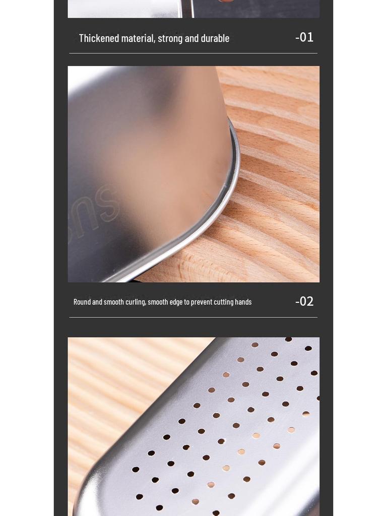 New 304 Stainless Steel Multi-Function Sink Drain Basket with Filter & Hanging Rack