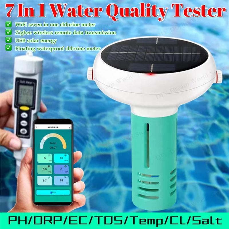 

A72U For 7 In 1 For PH ORP Total Dissolved Solids Salinity Temp Swimming Pool Water Teste