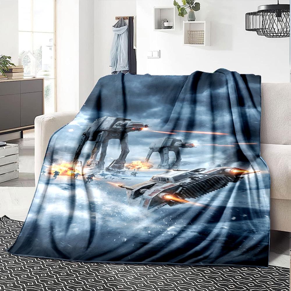 Star Wars Blanket Comfortable Suitable for Picnics Livingroom Office Four Seasons Multipurpose Modern Birthday Christmas Gift Blanket
