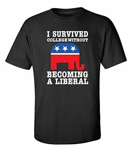Funny Political Survived College Without Becoming A Liberal Adult Short Sleeve S