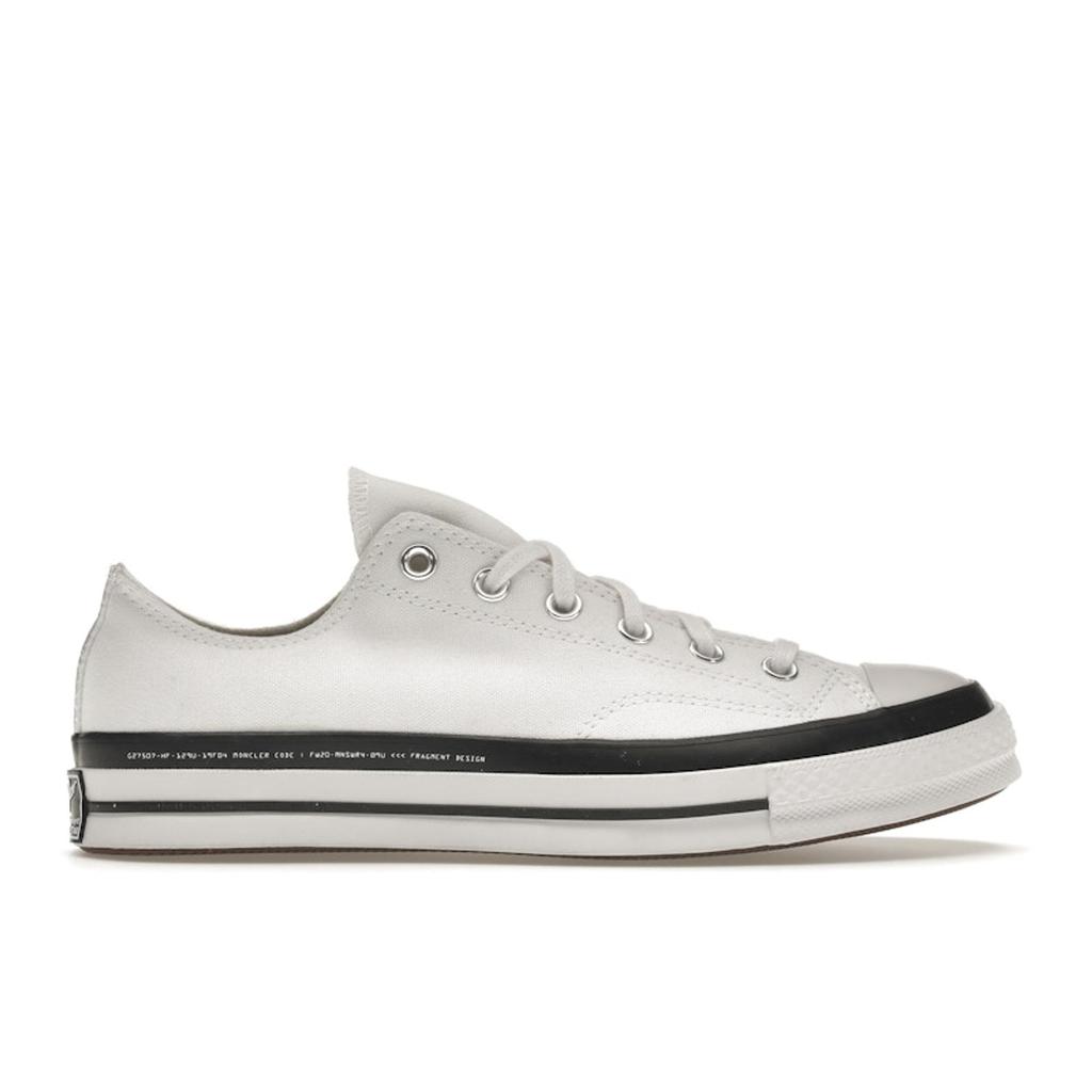 Converse Fragment Design X Chuck 70 Low White Unisex Sneakers Black 169070C