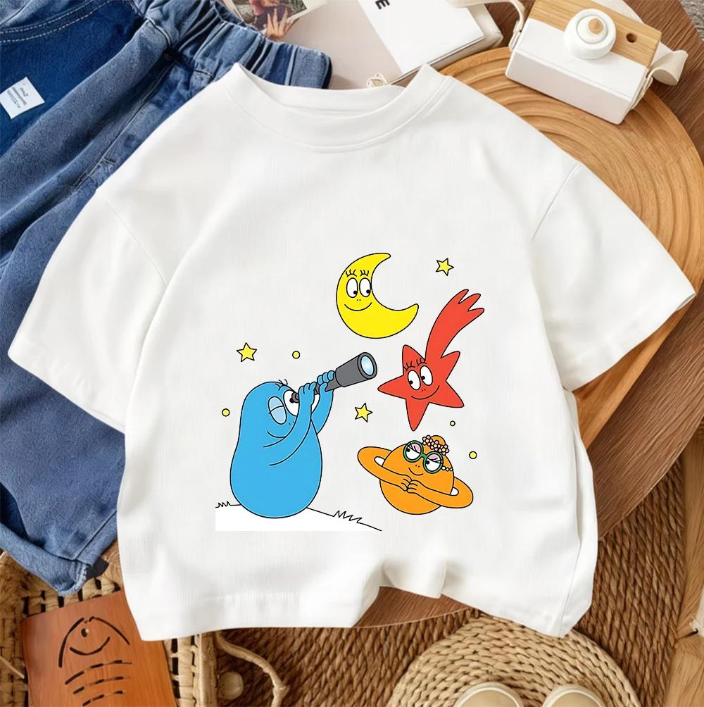Children's Crew Neck T-Shirt 2026 Summer Casual Fashion Short Sleeve Top