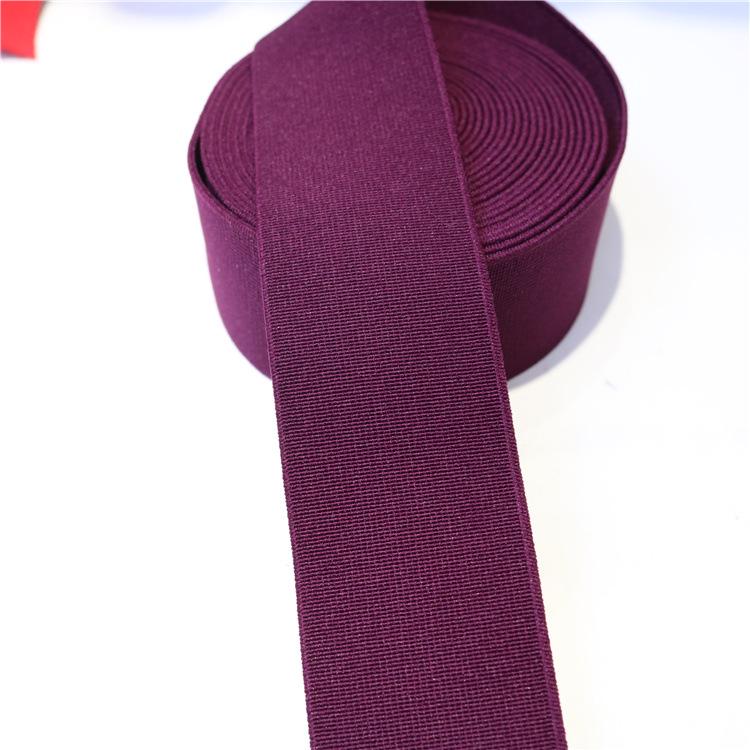 Polyester Imitation Nylon Elastic Webbing with Spot Color Processing - Clothing Accessories Rubber Band