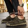 Summer Men's Mesh Shoes Breathable Hollow Outdoor Sneakers Men's Non-Slip Shoes