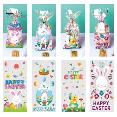 50 Stück kreative Plätzchentüten zum Selbermachen mit großer Kapazität, Frohe Ostern, Geschenke, Leckereien, Partygeschenke
