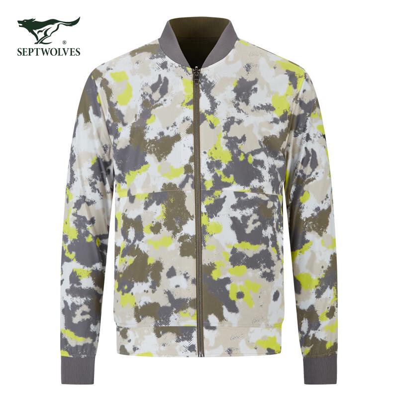 

Septwolves Double-sided Baseball Collar Jacket L 170A