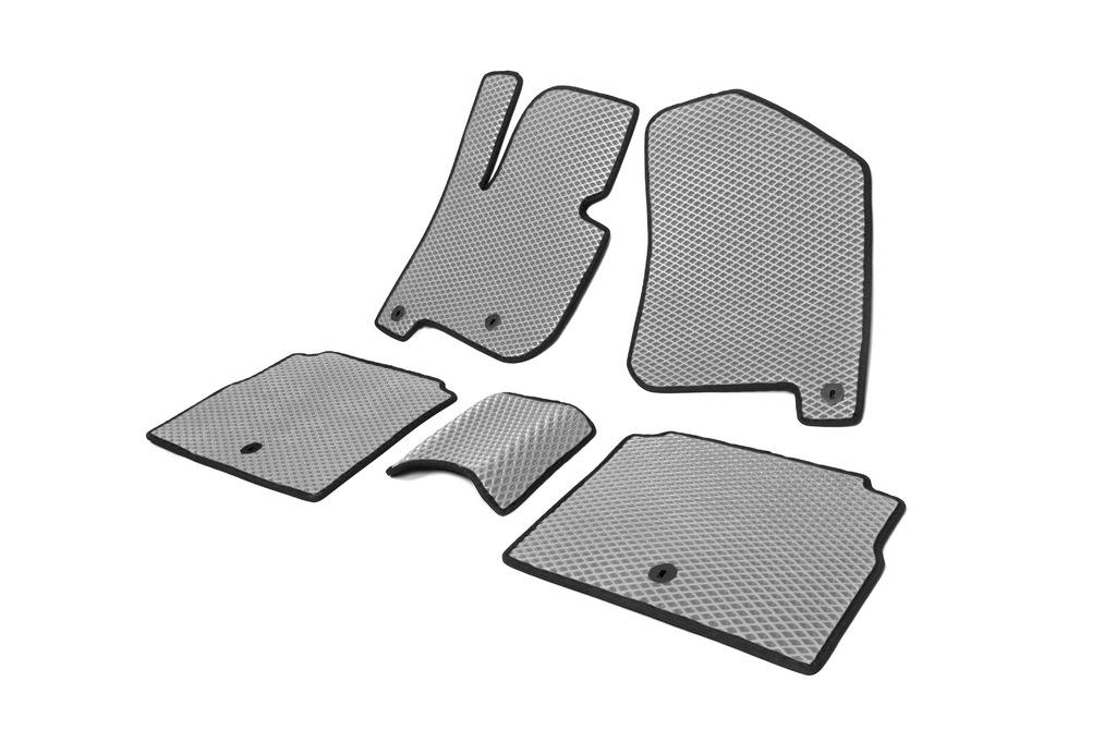 Floor Mats (EVA, Gray) for Kia Soul II 2013-2018