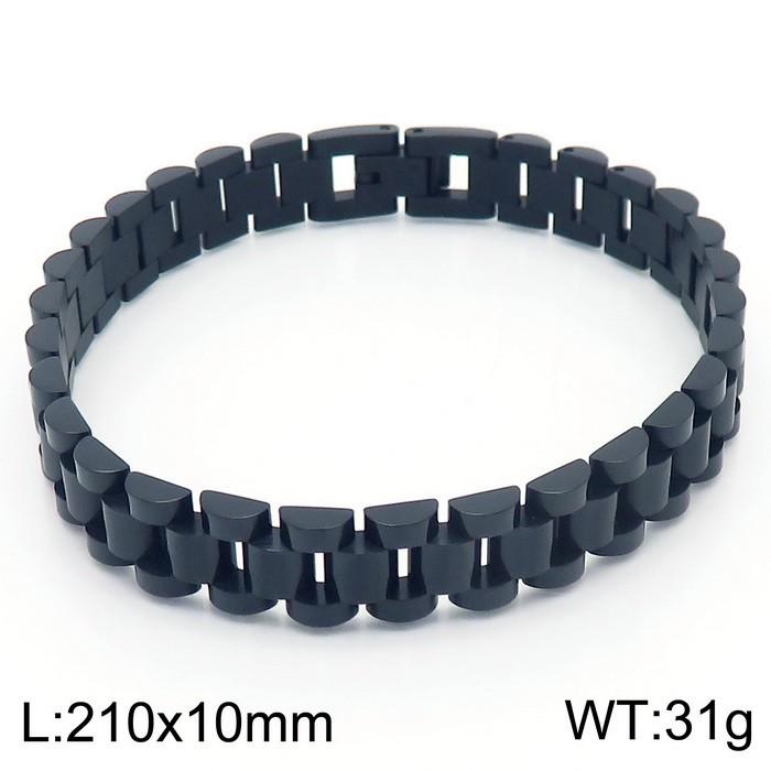 Kalen 9/10/15mm Golden Watch Strap Stainless Steel Bracelet For Men Women High Polished Bangle Party Holiday Jewelry Gifts