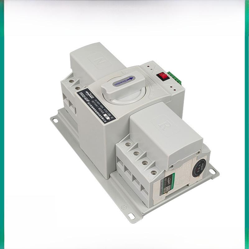 Dual Power Transfer Switch, 63A 2P, Automatic Switching for Household Backup