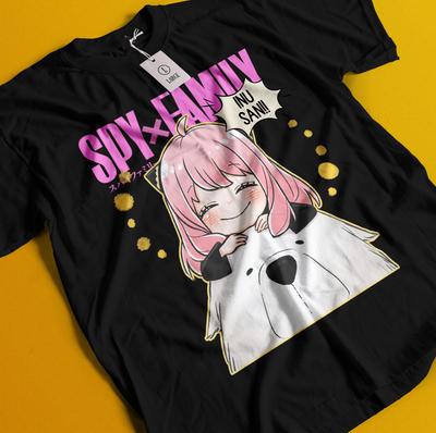 Spy X Family T-shirt Anya T-shirt Loid Yor Forger Maglietta Bond Sylvia Maglietta Damian